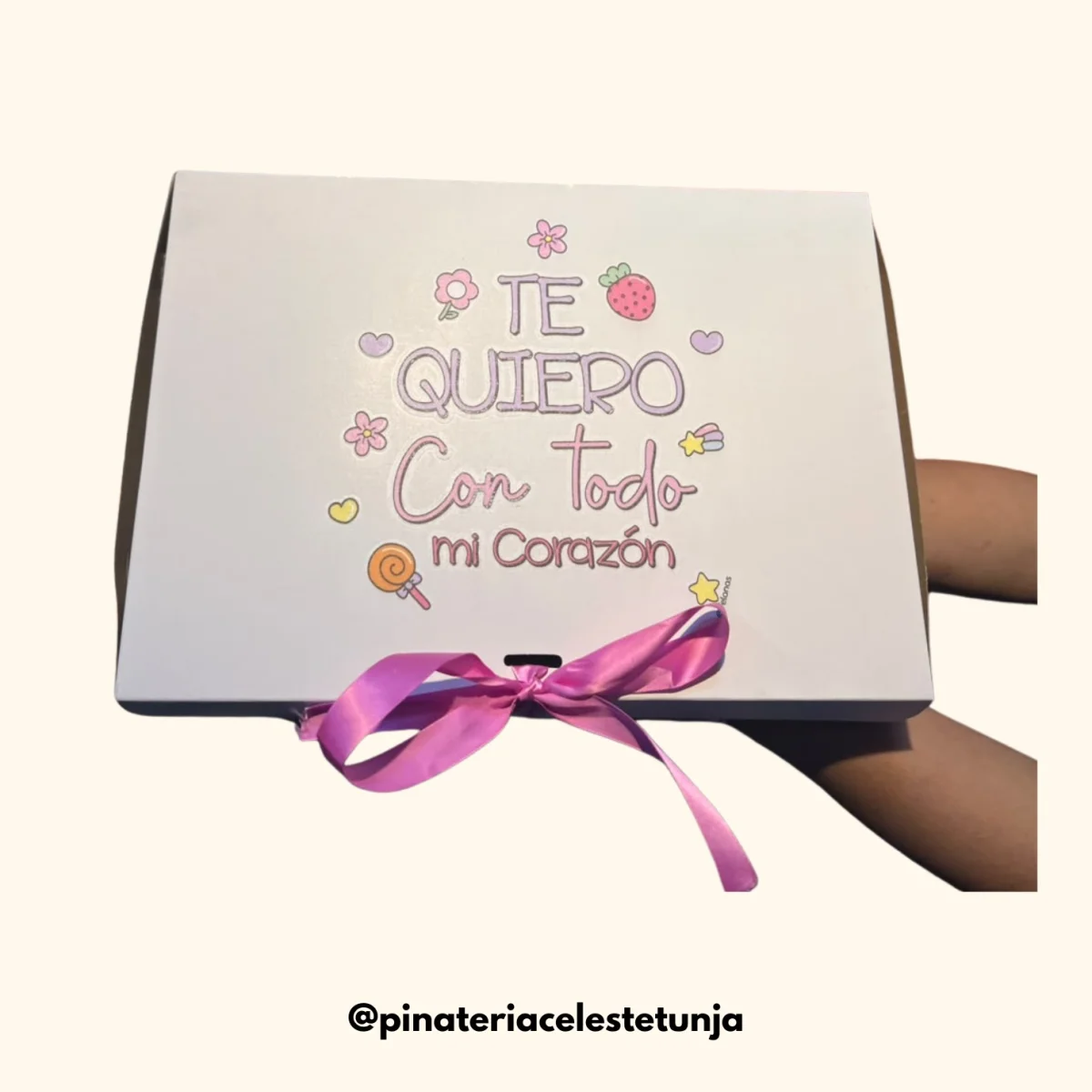 Cajas con diseño y un solo fondo