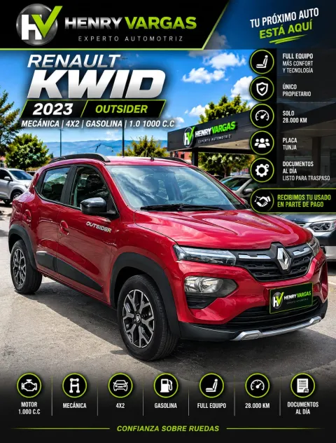 RENAULT KWID OUTSIDER 2023 | 28.000 KM