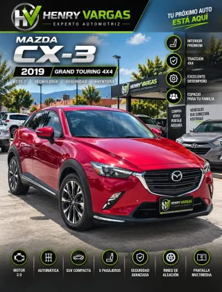 MAZDA CX-3 GRAND TOURING 2019 | 4X4 | AUTOMÁTICA