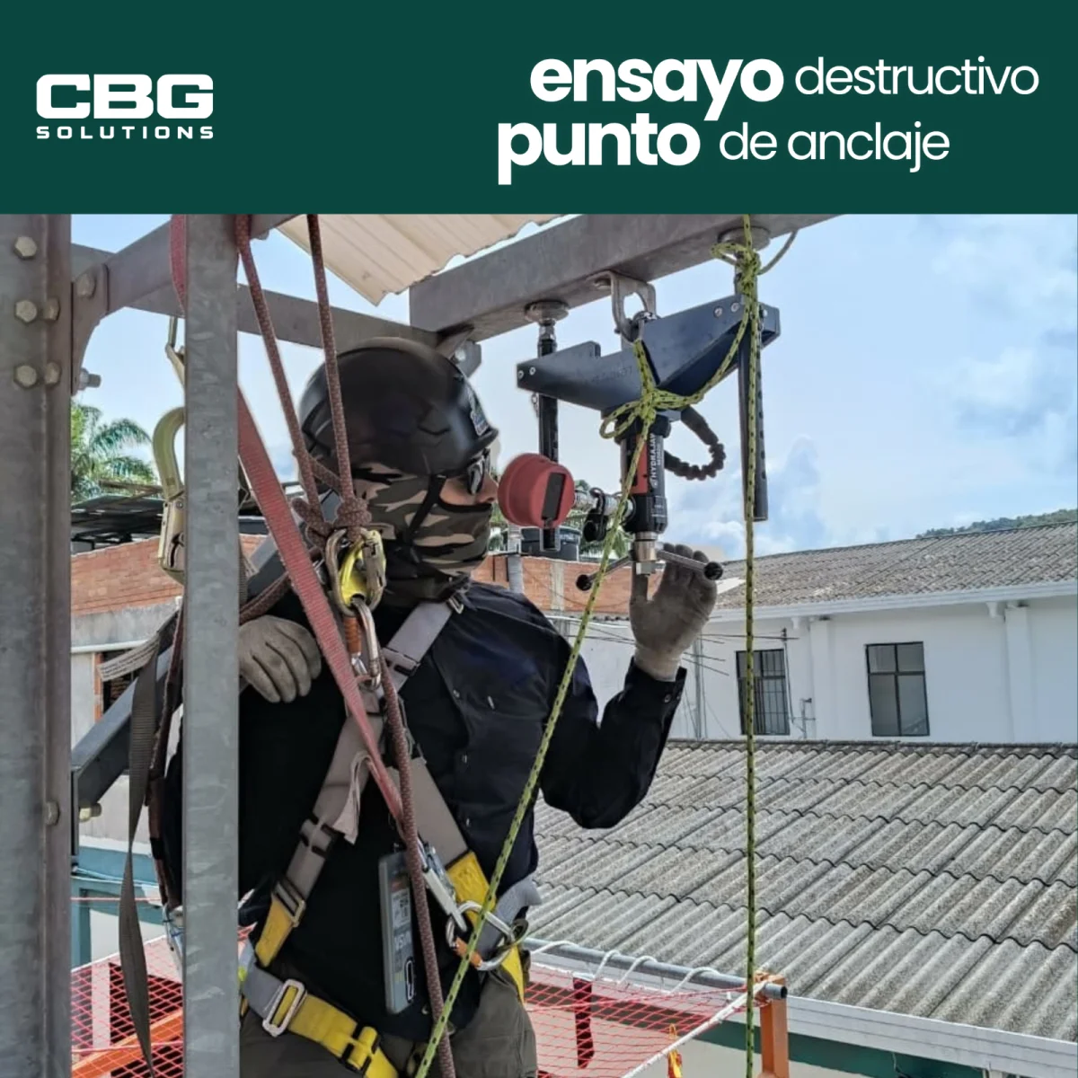 Ensayo Destructivo de Puntos de Anclaje y seguridad