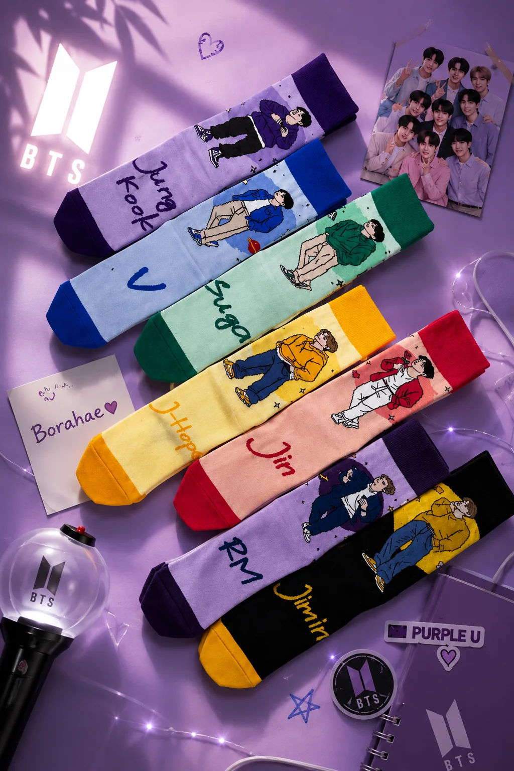 COMBO BTS DE 7 MEDIAS
