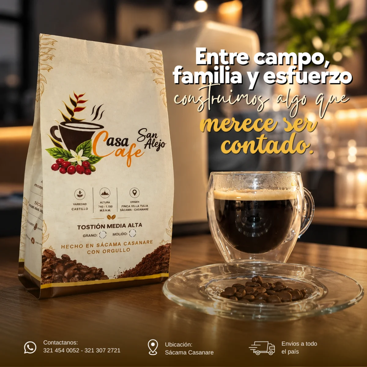 Del cafetal a tu taza, el sabor de nuestra tierra