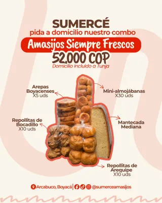 COMBO AMASIJOS SIEMPRE FRESCOS
